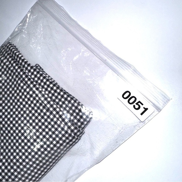 Urban Outfitters Susie High Rise Gingham Plaid Black White Pants sz 6 - Picture 13 of 16